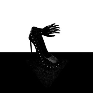 Roderick Owen / Sculpteur / Escarpin d'acier