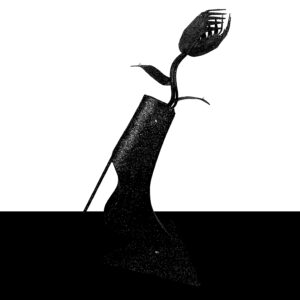Roderick Owen / Sculpteur / Escarpin d'acier