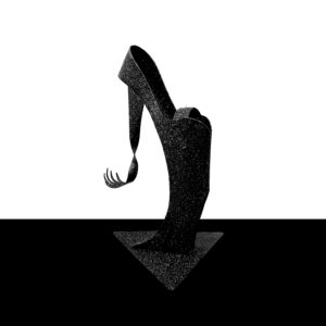 Roderick Owen / Sculpteur / Escarpin d'acier