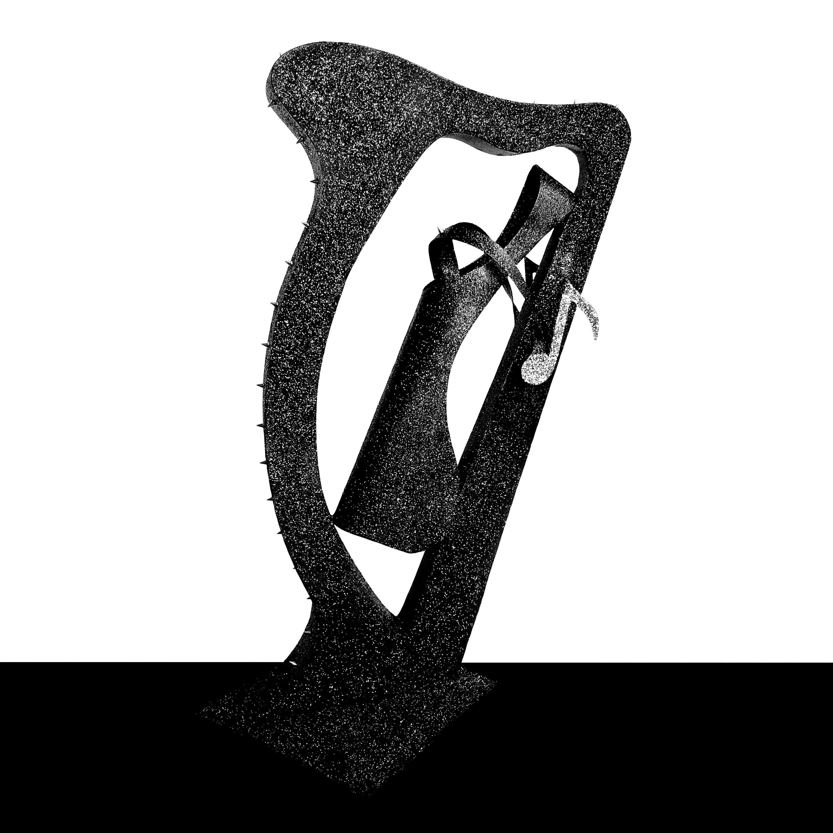 Roderick Owen / Sculpteur / Escarpin d'acier