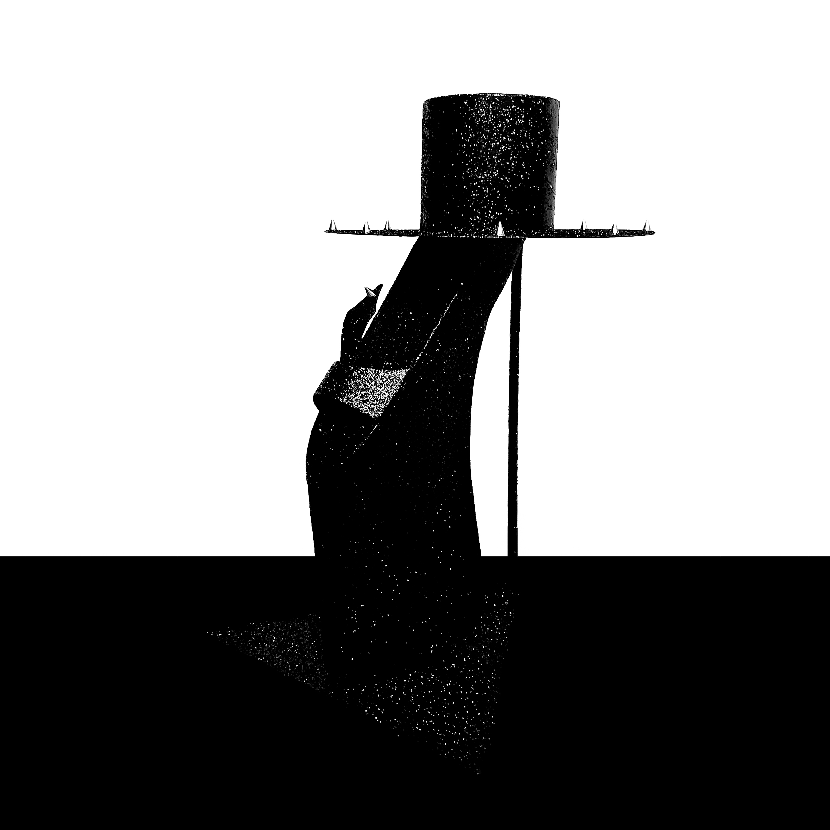 Roderick Owen / Sculpteur / Escarpin d'acier