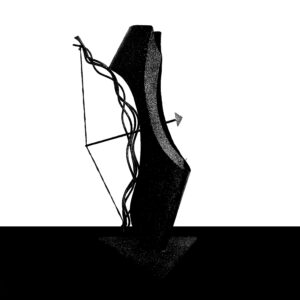 Roderick Owen / Sculpteur / Escarpin d'acier