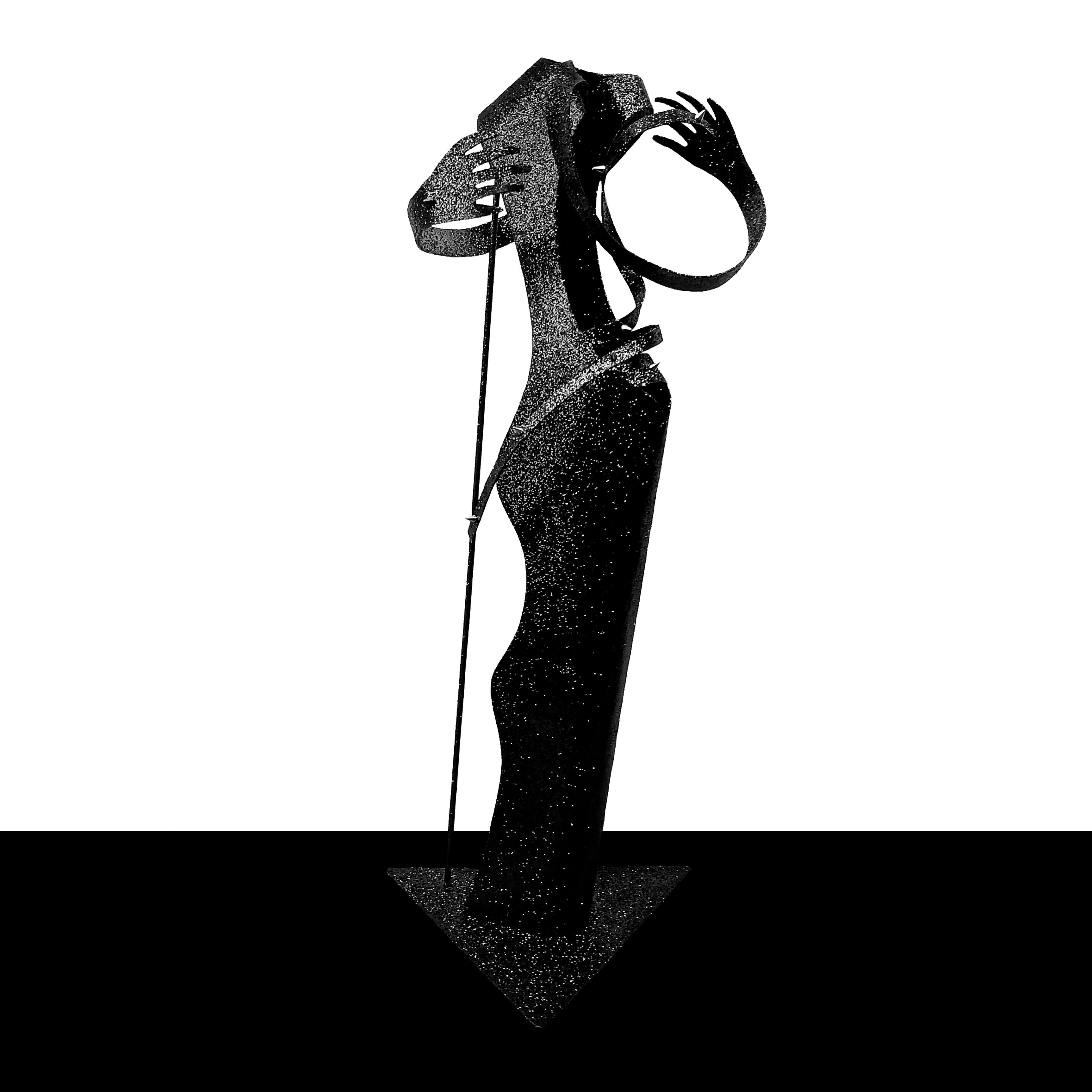 Roderick Owen / Sculpteur / Escarpin d'acier